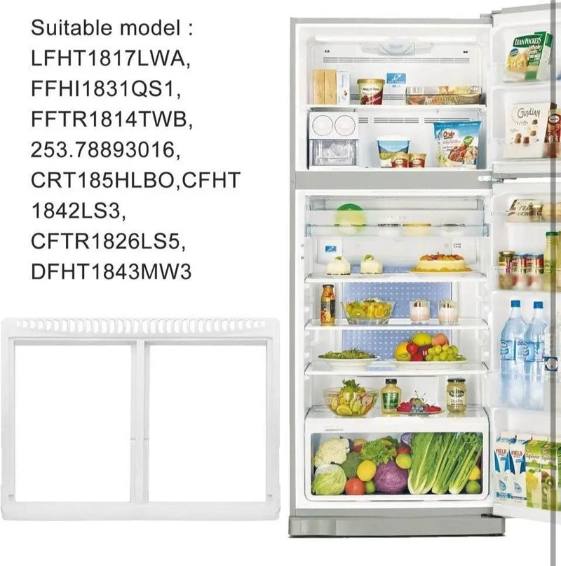 Open Box FBULWSEC 240364787 Refrigerator Crisper Drawer Cover Frame Crisper Pan Cover Compatible with Frigidaire Refrigerator-Replaces 240364714, 2403 by Selzalot