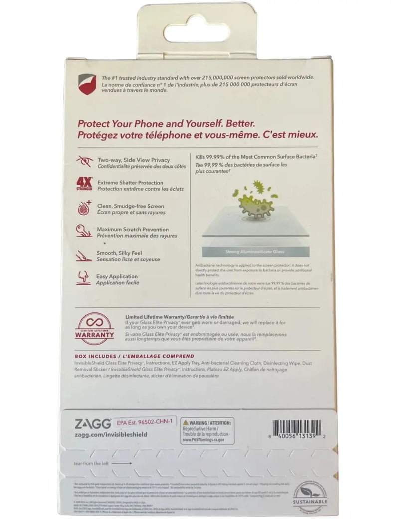 ZAGG InvisibleShield Glass Elite – Maximum Impact & Scratch Protection by Selzalot