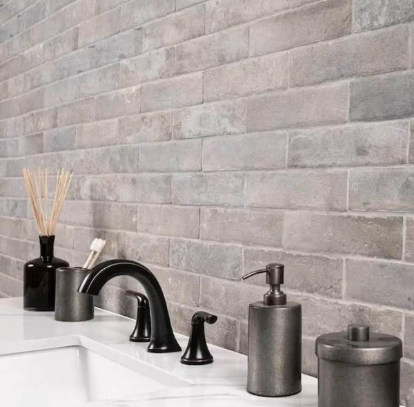 Open Box MSI Capella Taupe Brick 2 in. x 10 in. Matte Porcelain Floor and Wall Tile (5.15 sq. ft. /Case), photo 2 of 10