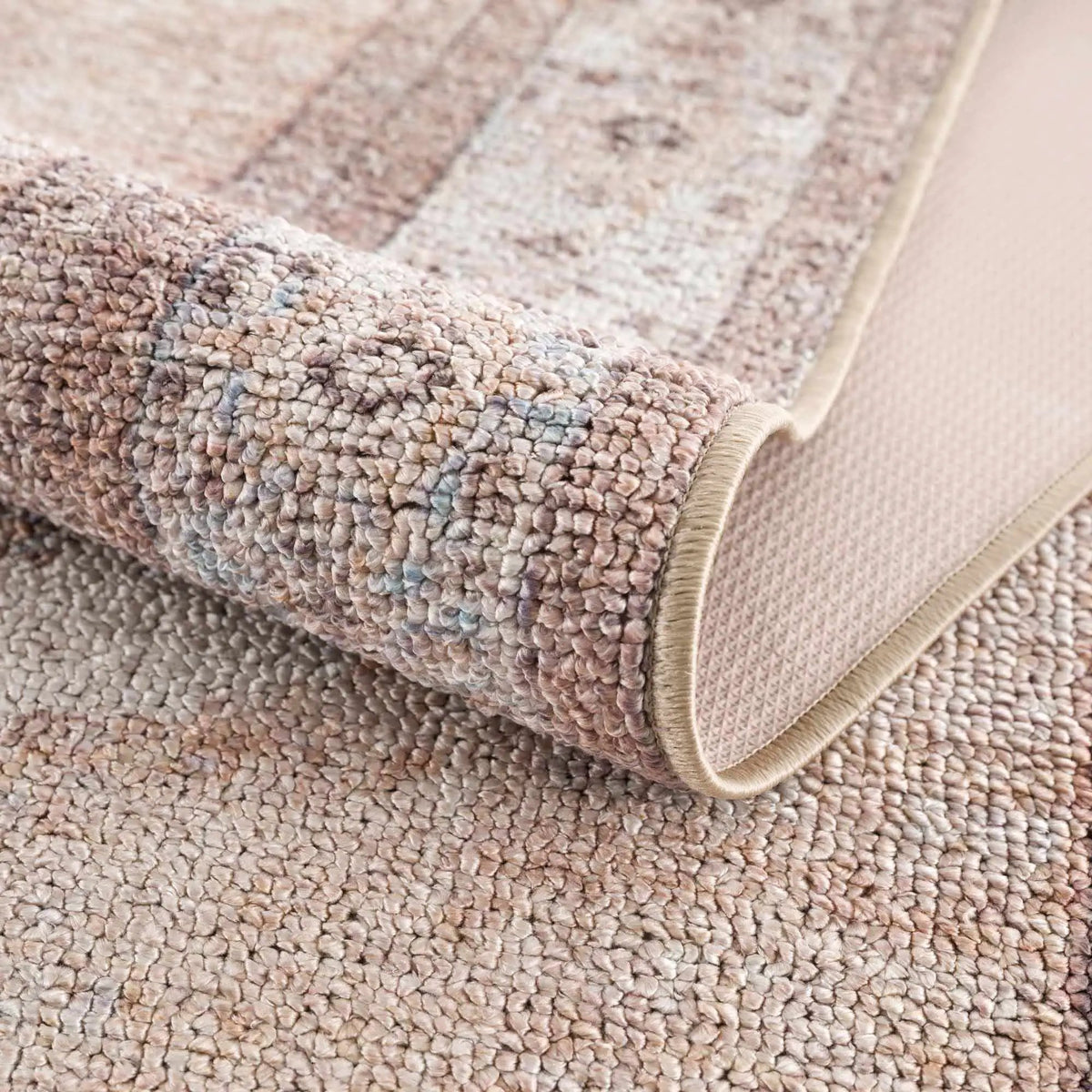Analu Peach Washable Area Rug by Hauteloom