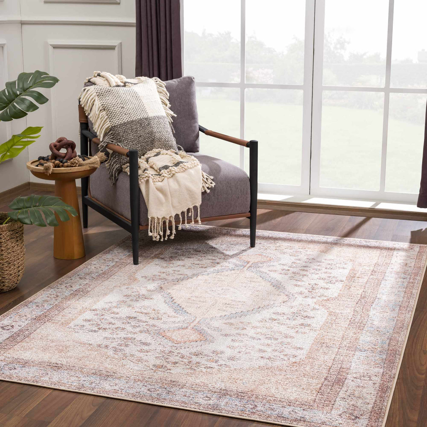 Analu Non-Slip Washable Rug by Boutique Rugs