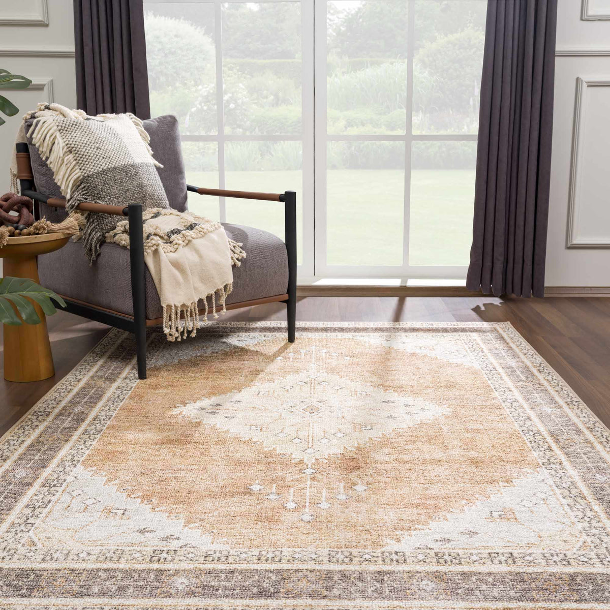 Albas Washable Area Rug by Hauteloom