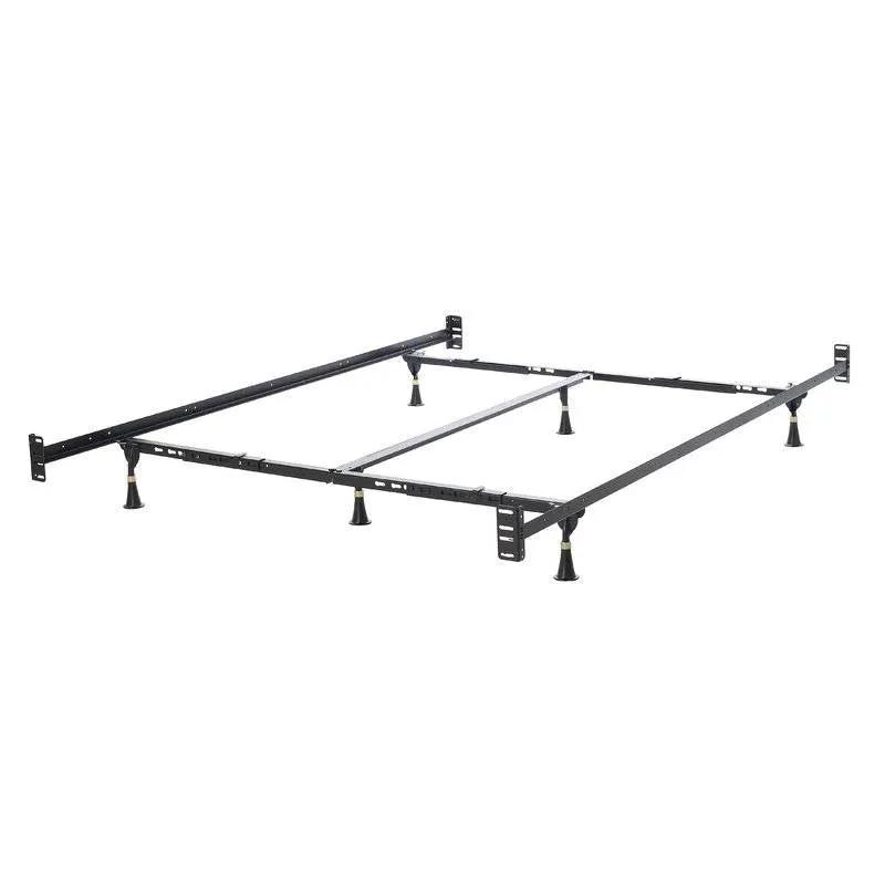 California King Steel Metal Bed Frame with Headboard and Footboard Brackets by HomePacific