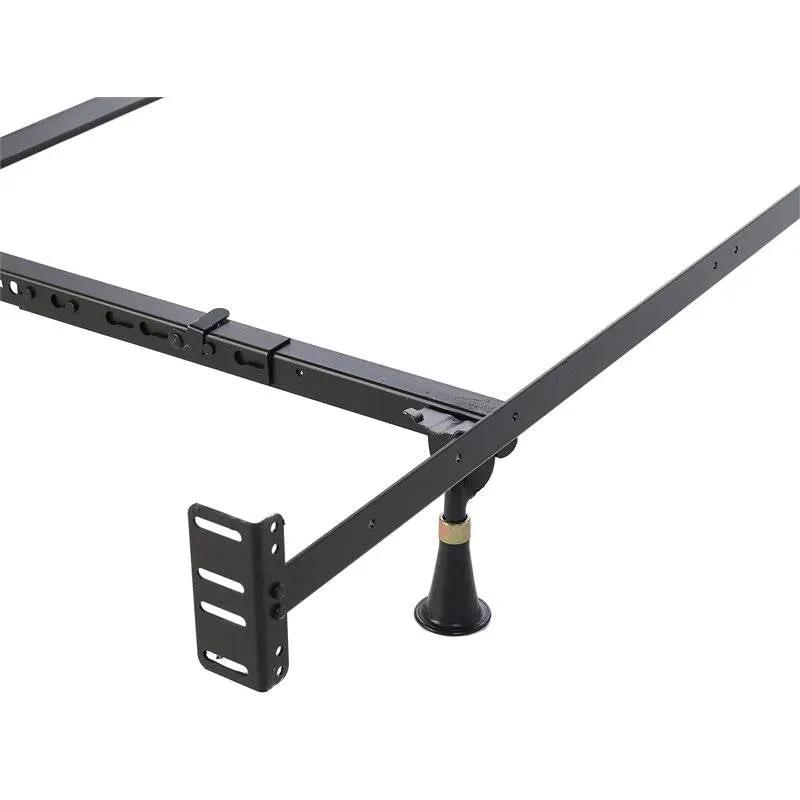 California King Heavy Duty Metal Bed Frame with Headboard Footboard Brackets by HomePacific