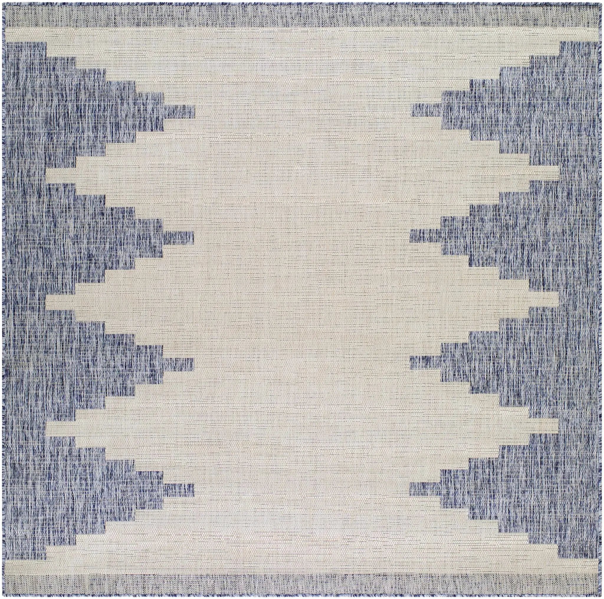 Djugun Blue Outdoor Rug - Clearance by Boutique Rugs