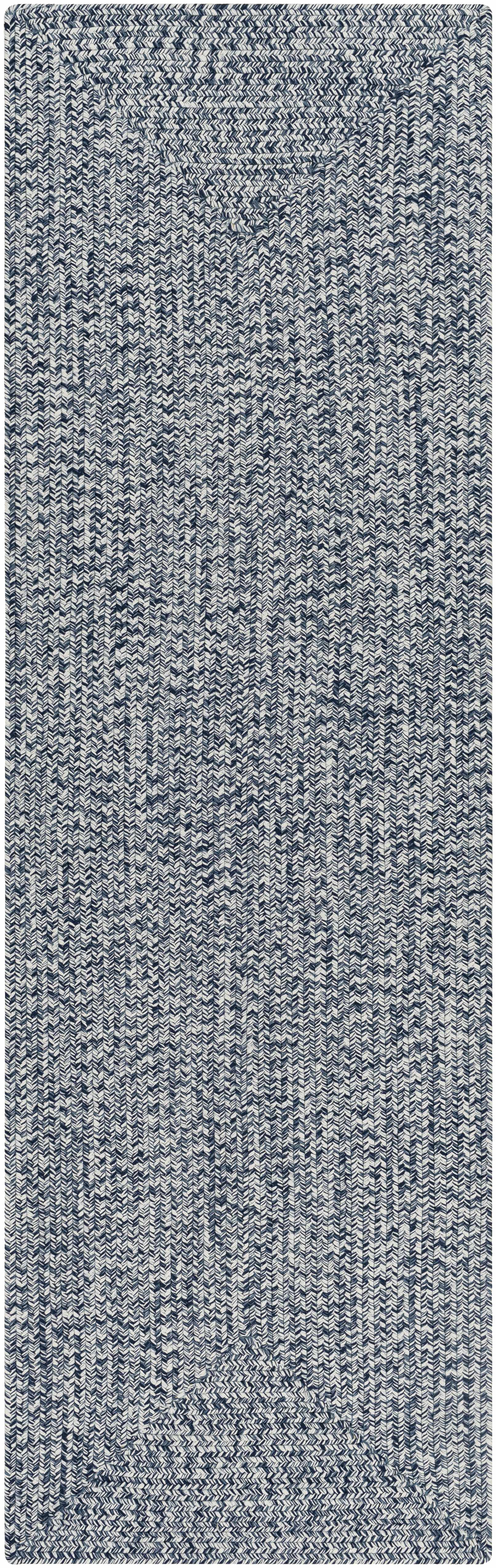 Blue Braided Faux Jute Outdoor Rug by Boutique Rugs
