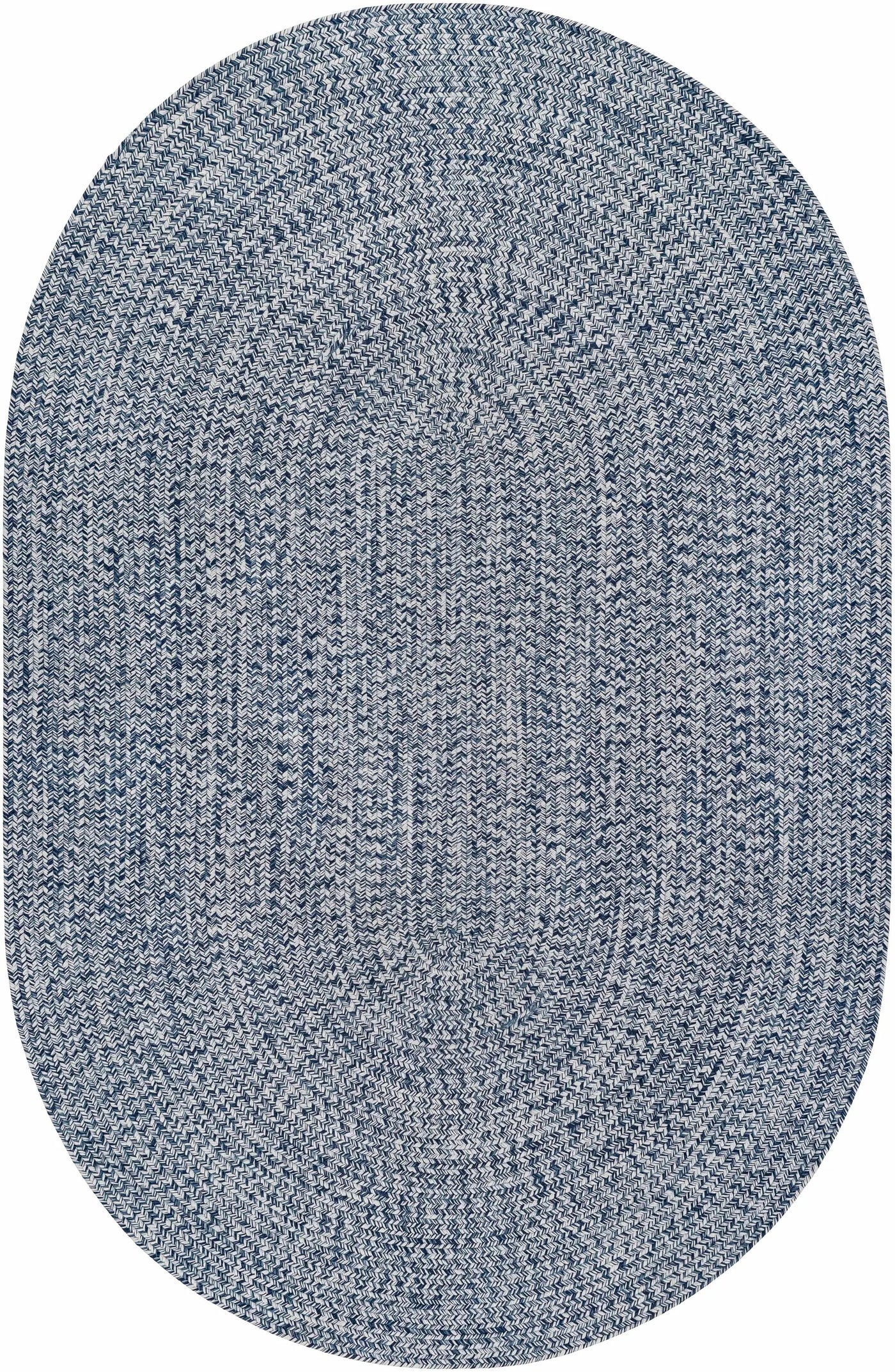 Blue Braided Faux Jute Outdoor Rug by Boutique Rugs