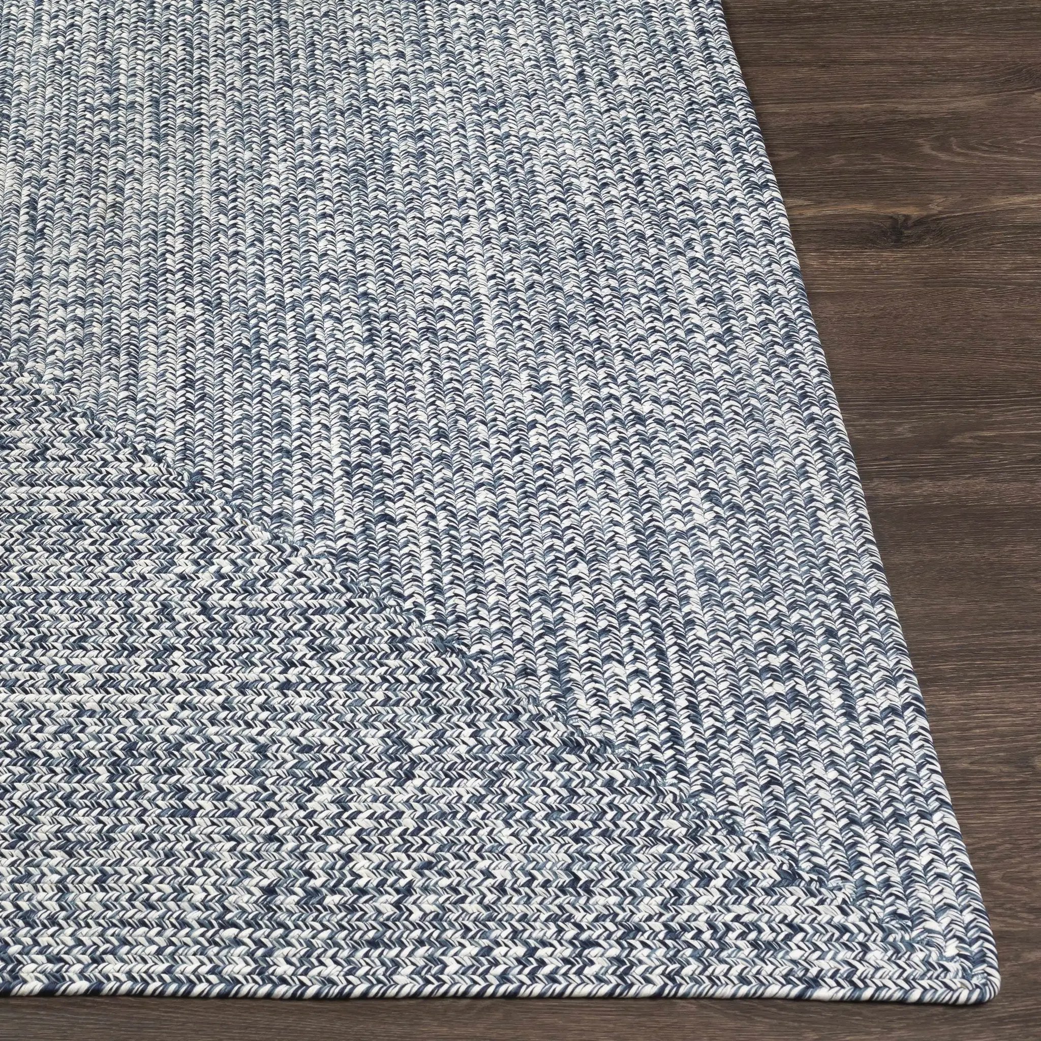 Blue Braided Faux Jute Outdoor Rug by Boutique Rugs