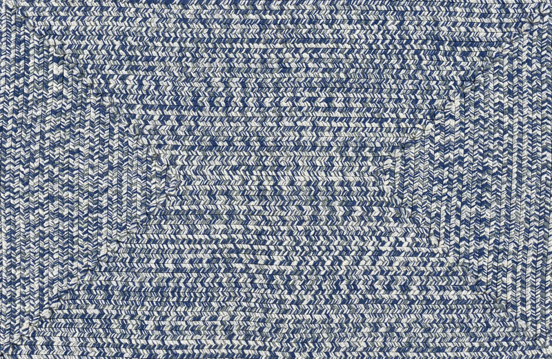 Blue Braided Faux Jute Outdoor Rug by Boutique Rugs