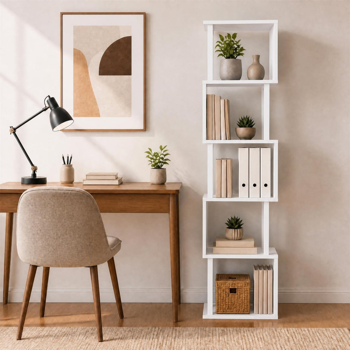 5-Tier S-Shaped Bookshelf with Open Cubes & Anti-Tip Kit, photo 17 of 17