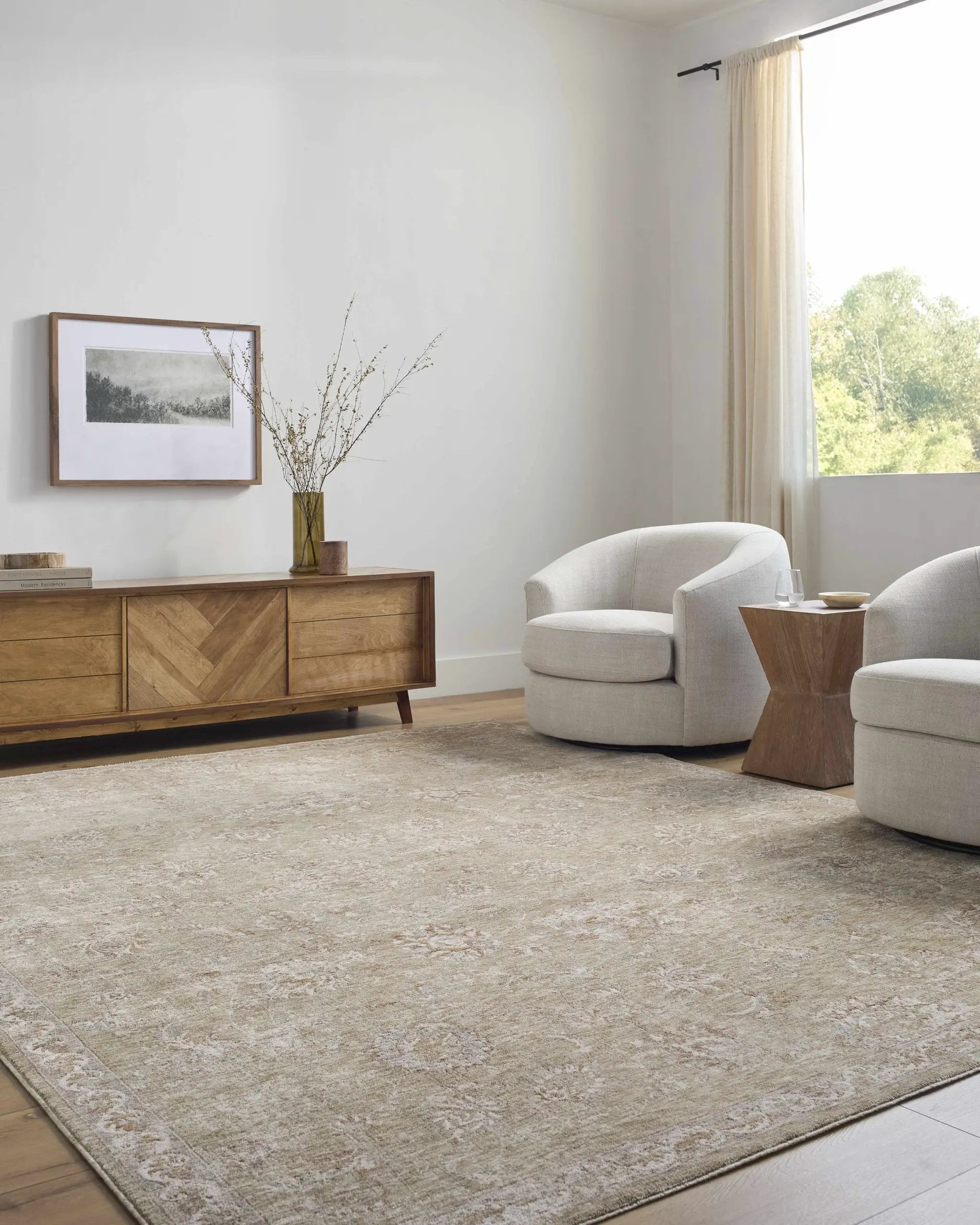 Chyron Olive Area Rug by Boutique Rugs