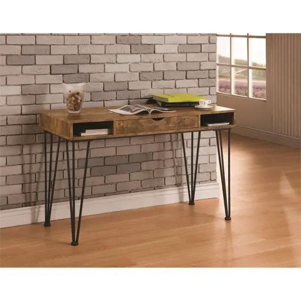 Farmhouse Rustic Home Office 1 Drawer Writing Desk by HomePacific