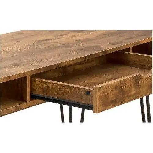 Farmhouse Rustic Home Office 1 Drawer Writing Desk by HomePacific