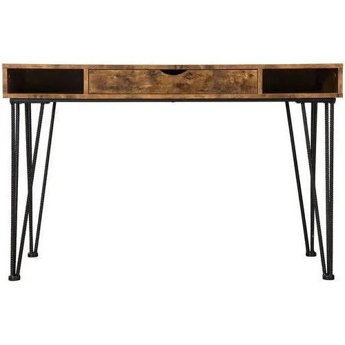 Farmhouse Rustic Home Office 1 Drawer Writing Desk by HomePacific