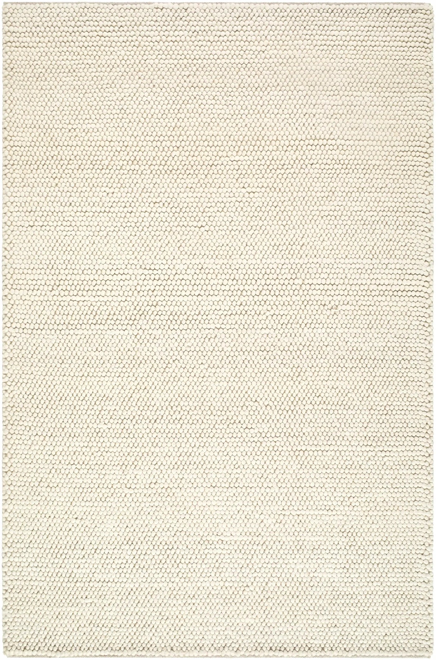Clayne Beige Premium Wool Area Rug by Boutique Rugs