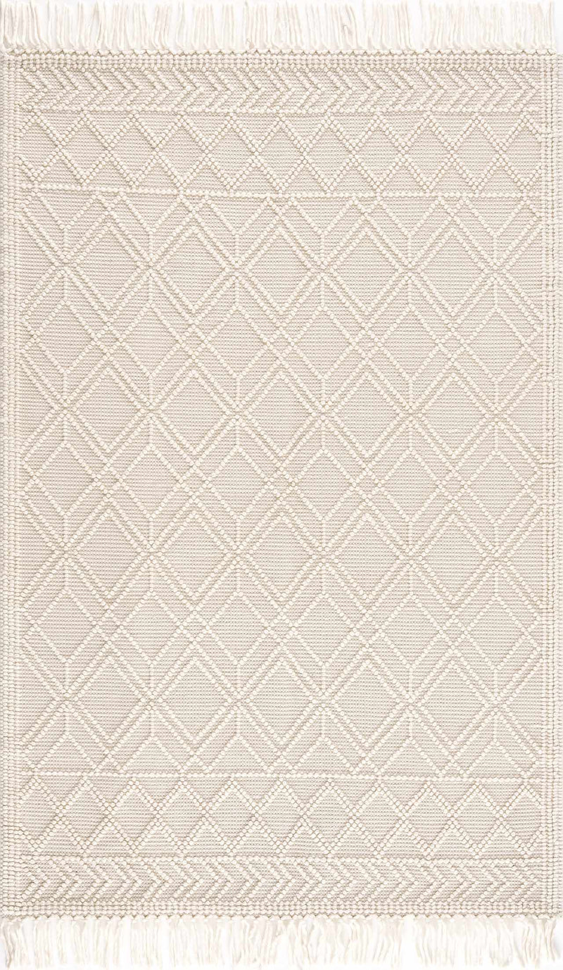 Ramsbury Beige Area Rug by Hauteloom