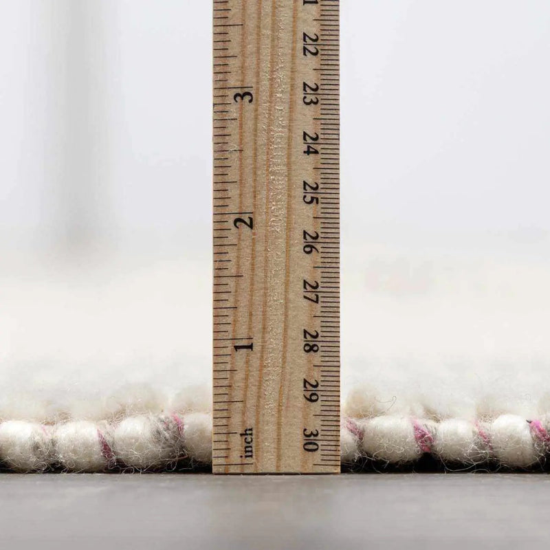 Ramsbury Soft Pink Wool Rug - Clearance by Boutique Rugs