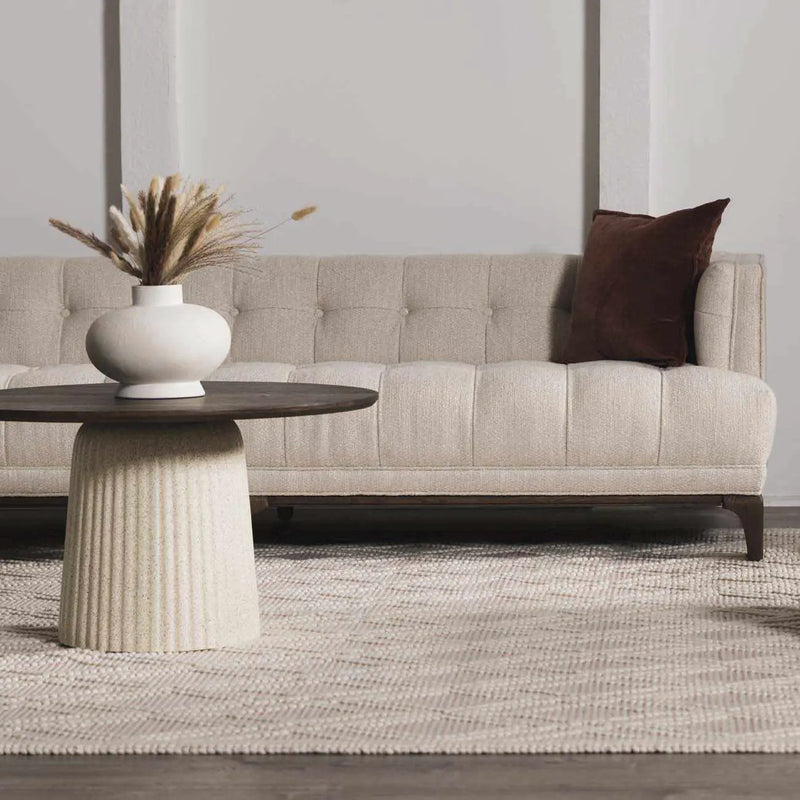 Ramsbury Soft Pink Wool Rug - Clearance by Boutique Rugs