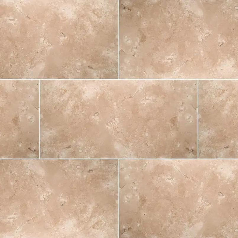 Durango Cream Honed Travertine Tiles 12x24 by MSI Surfaces