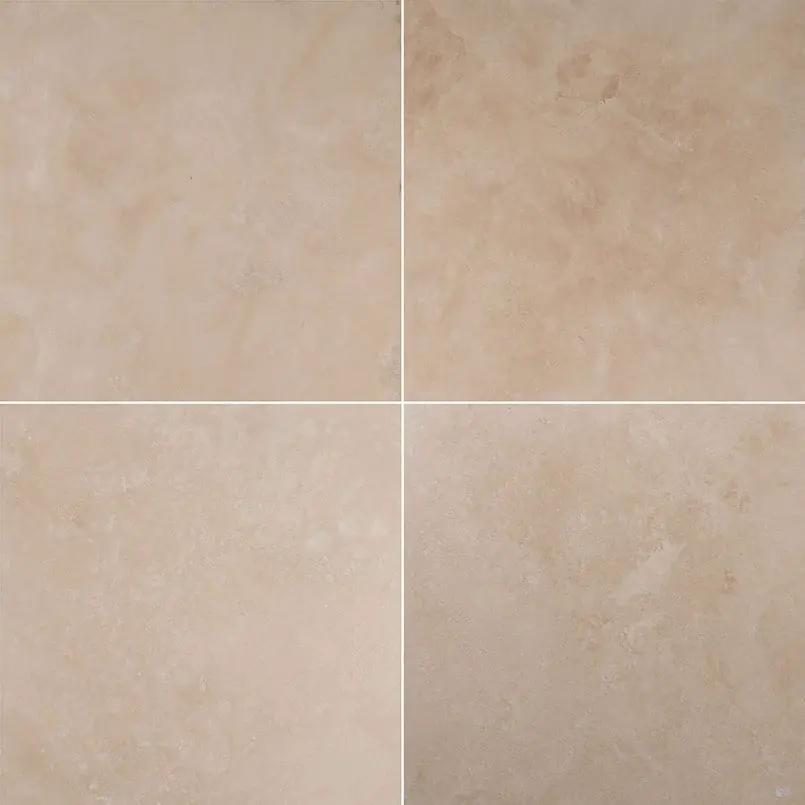 Durango Cream Honed Travertine Tiles 18x18 by MSI Surfaces