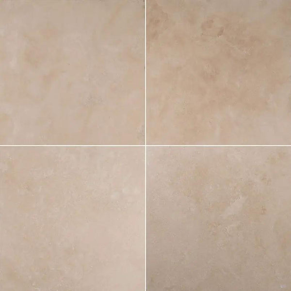 Durango Cream Honed Travertine Tiles 18x18