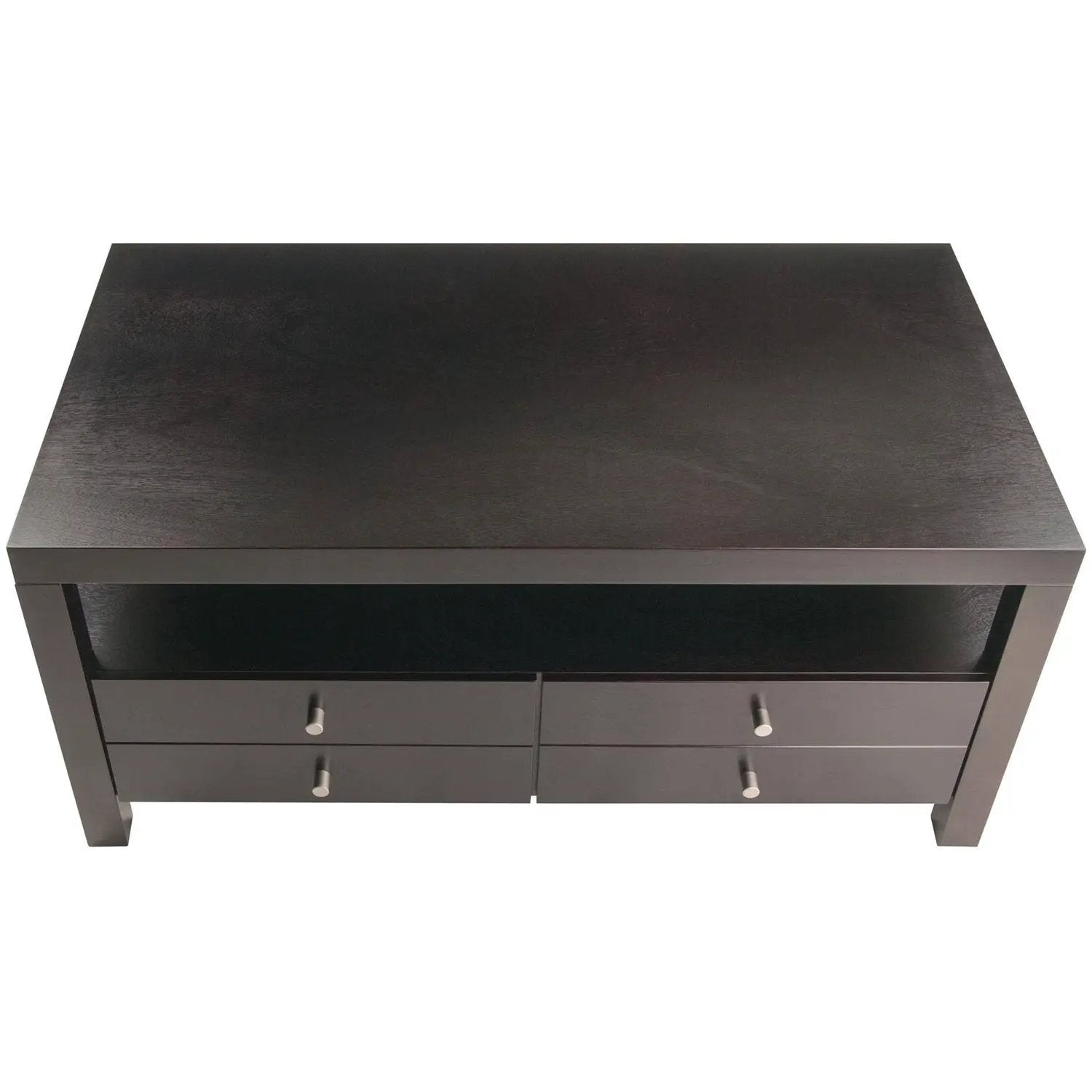 Modern Espresso 2 Drawer Coffee Table by HomePacific