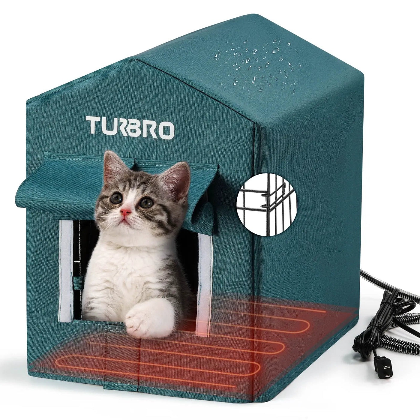 (Open Box) Neighborhood CH17A Heated Cat House by TURBRO