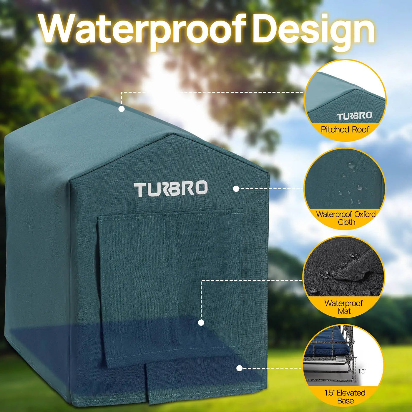 (Open Box) Neighborhood CH17A Heated Cat House by TURBRO