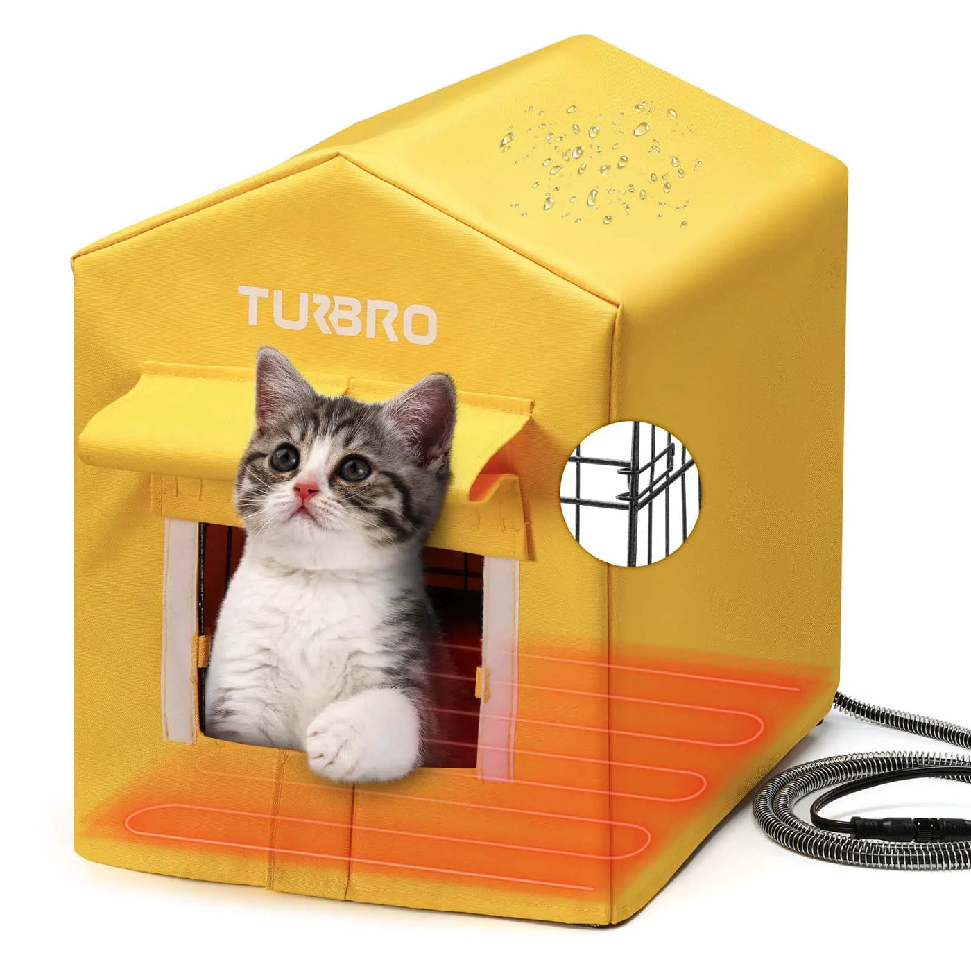 (Open Box) Neighborhood CH17A Heated Cat House by TURBRO