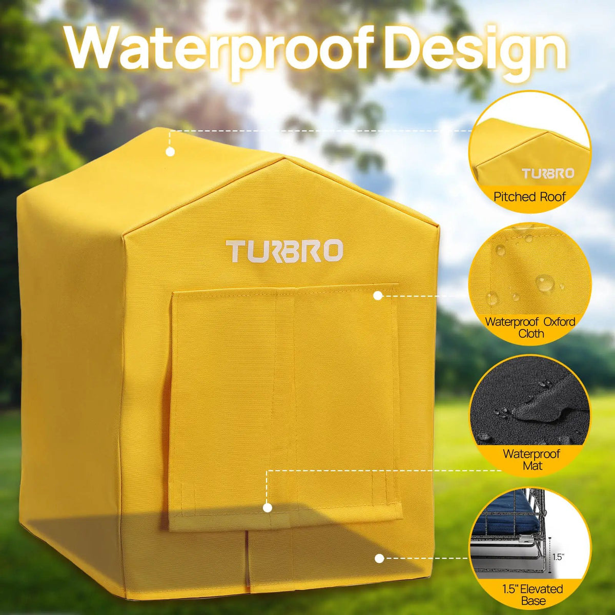 (Open Box) Neighborhood CH17A Heated Cat House by TURBRO