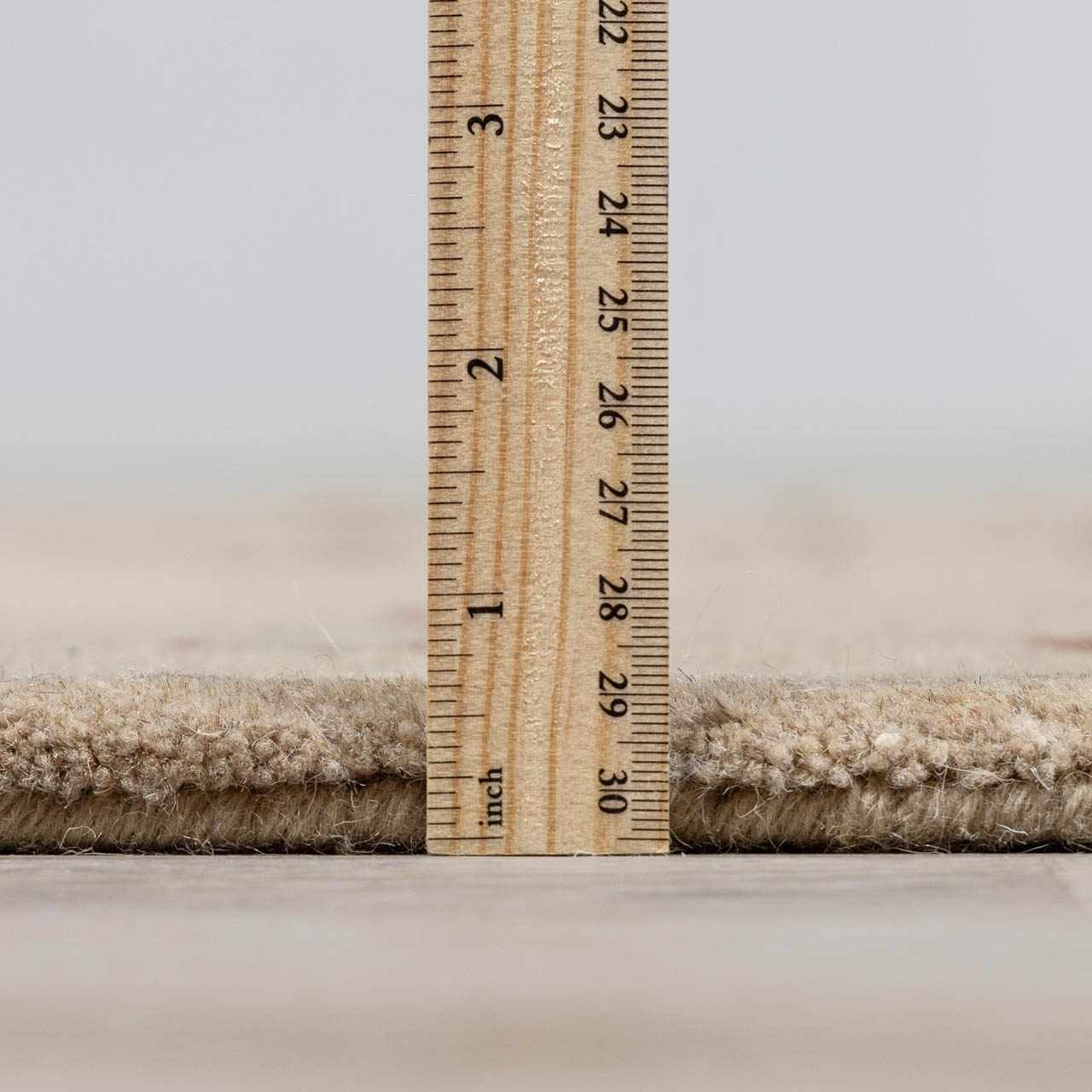 Elsu Beige&Gray Wool Rug by Boutique Rugs