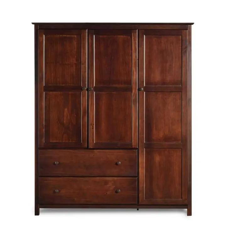 Cherry Wood Finish Bedroom Wardrobe Armoire Cabinet Closet by HomePacific