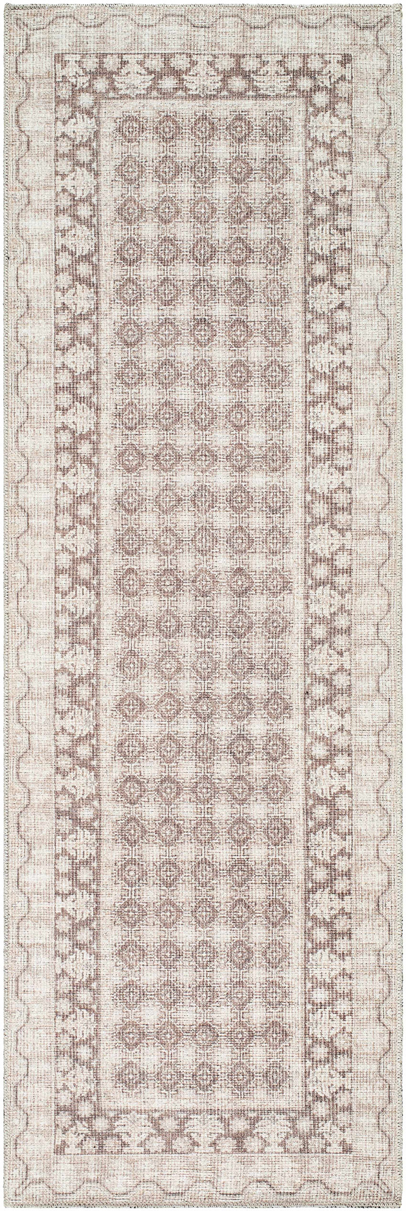 Rainier Light Brown Washable Rug | Our PNW Home X Livabliss by Boutique Rugs