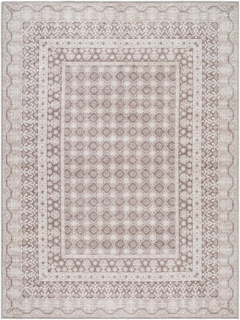Rainier Light Brown Washable Rug | Our PNW Home X Livabliss by Boutique Rugs