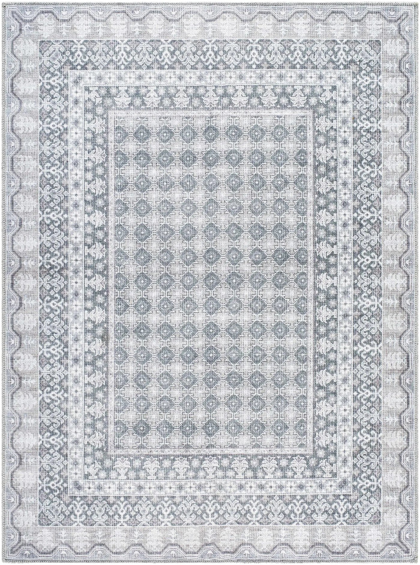 Rainier Gray Washable Rug | Our PNW Home X Livabliss by Boutique Rugs