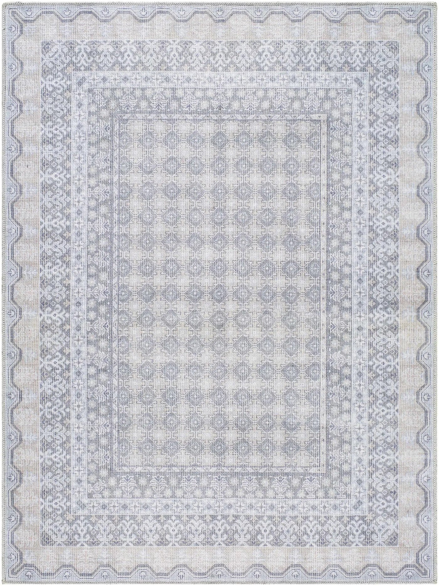 Rainier Blue Washable Rug | Our PNW Home X Livabliss by Boutique Rugs
