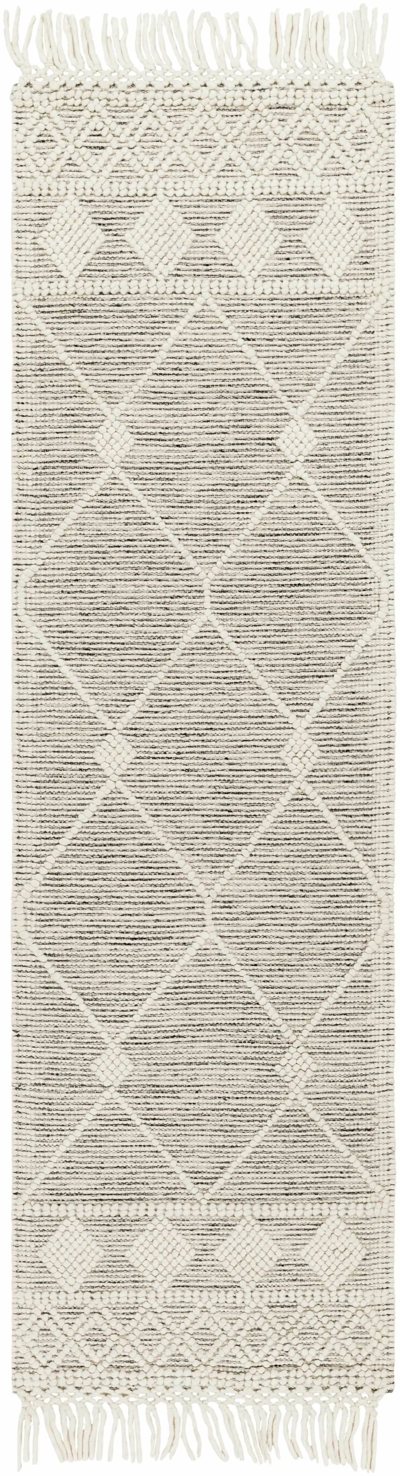 Hemingway Wool Rug with Tassels - Clearance by Boutique Rugs