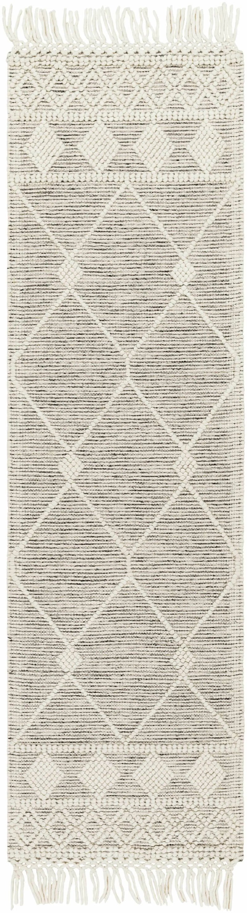 Hemingway Wool Rug with Tassels - Clearance by Boutique Rugs