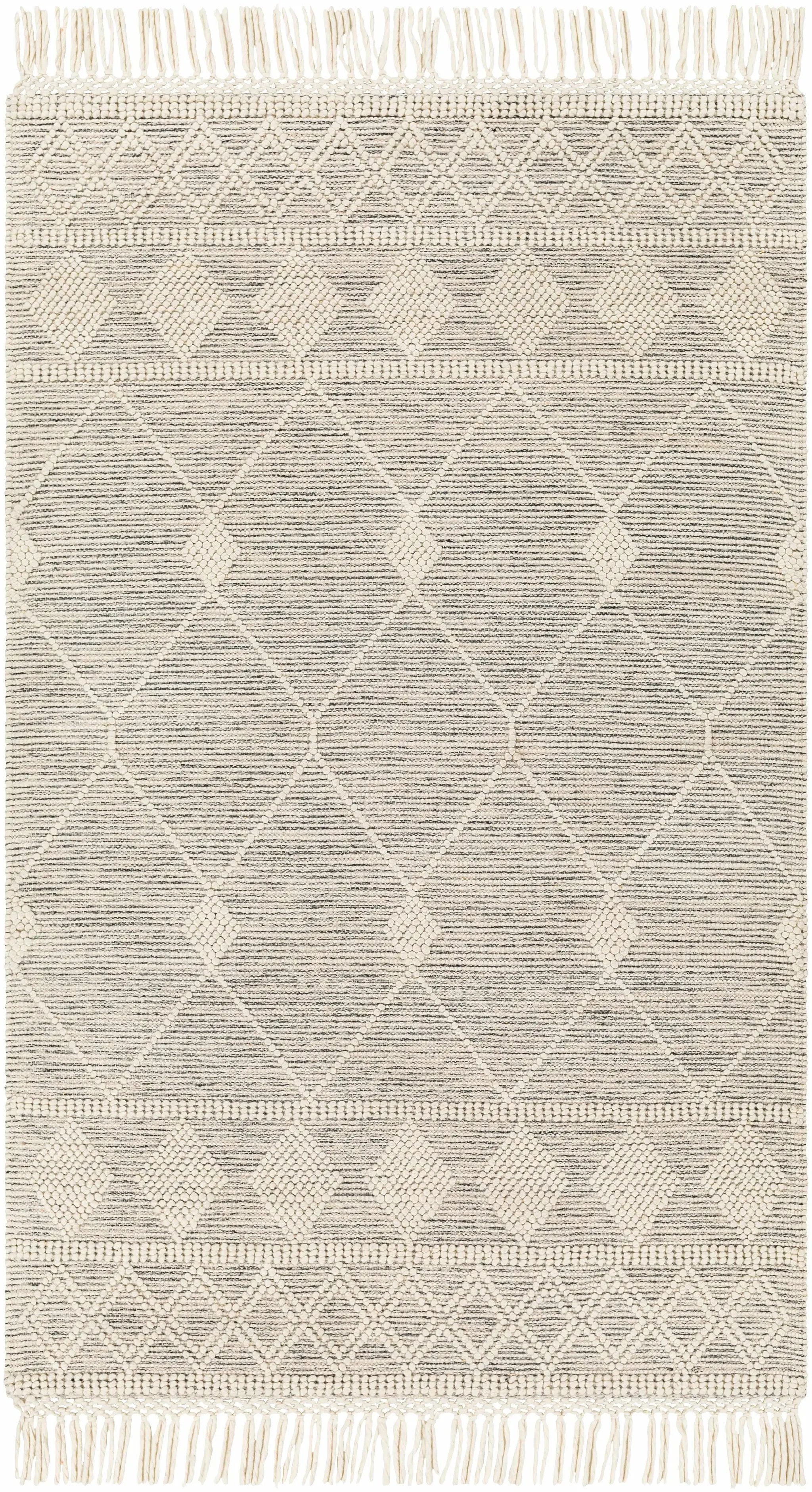 Hemingway Wool Rug with Tassels - Clearance by Boutique Rugs
