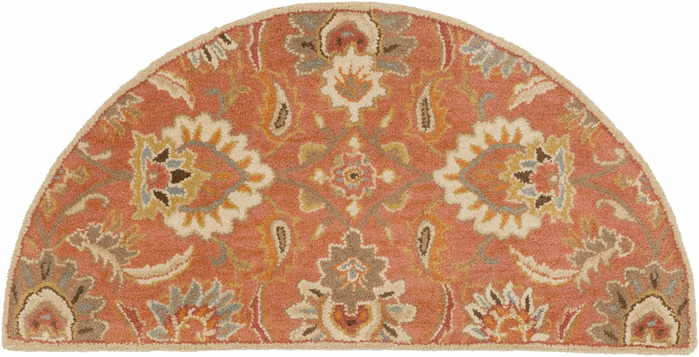 Chesterton Hand Tufted Orange 1112 Area Rug by Boutique Rugs