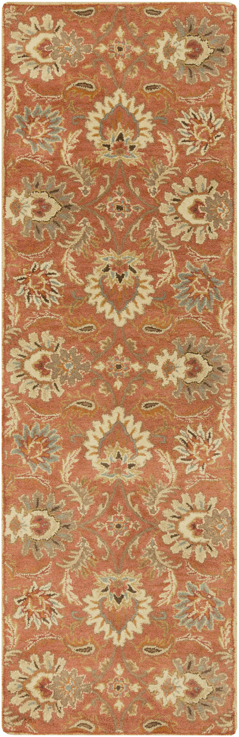 Chesterton Hand Tufted Orange 1112 Area Rug by Boutique Rugs