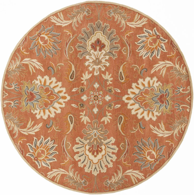 Chesterton Hand Tufted Orange 1112 Area Rug by Boutique Rugs