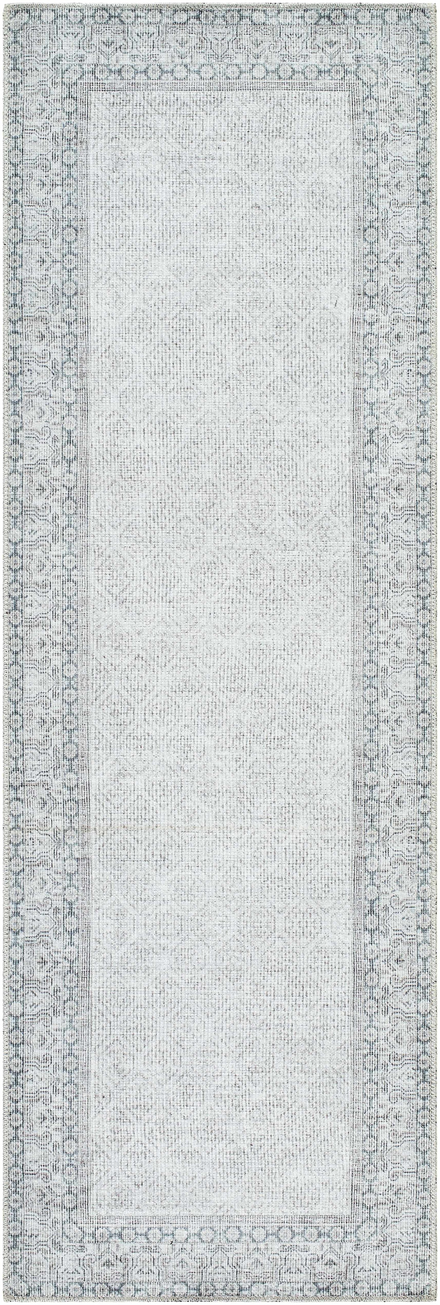 Rainier Cottage Border Gray Washable Rug | Our PNW Home X Livabliss by Boutique Rugs