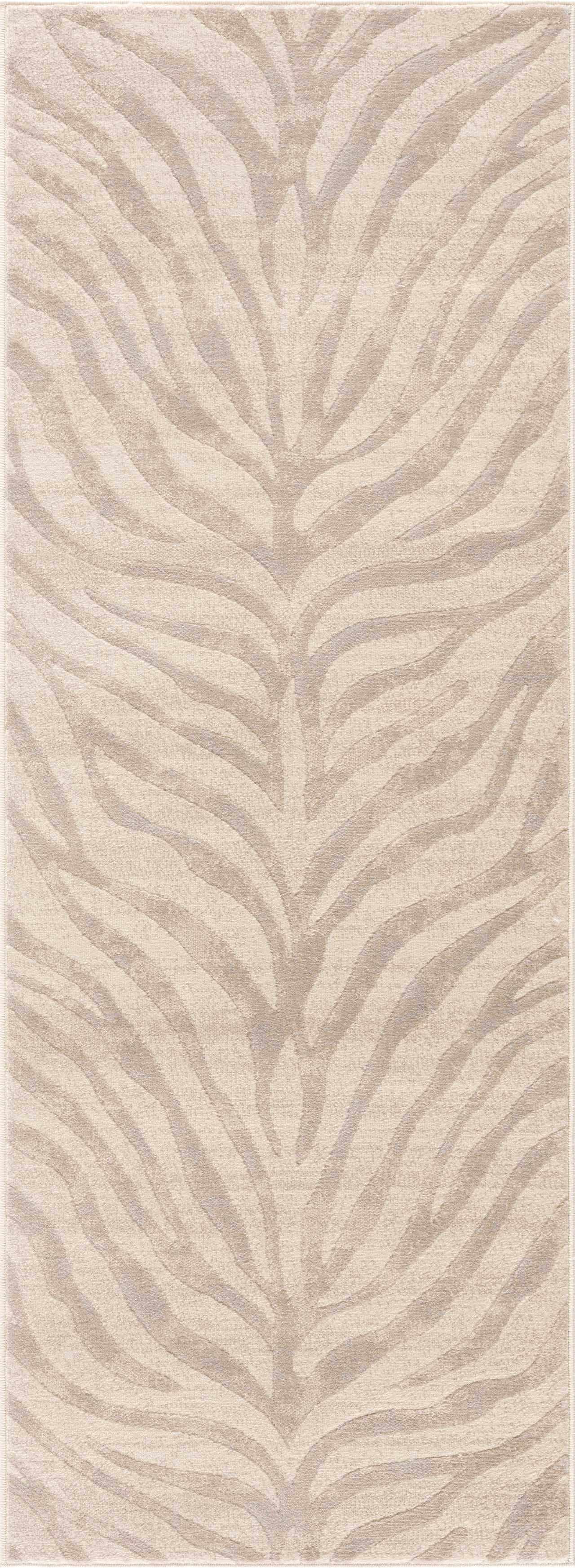 Beige Manteca Zebra Print Area Rug by Boutique Rugs