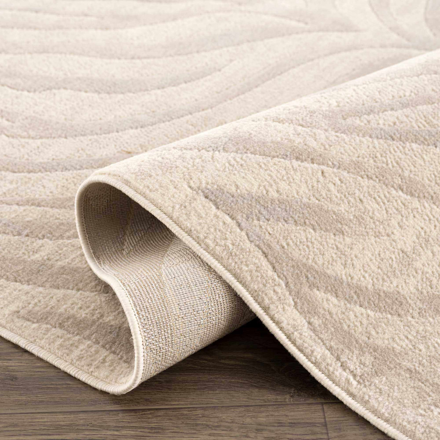 Beige Manteca Zebra Print Area Rug by Boutique Rugs