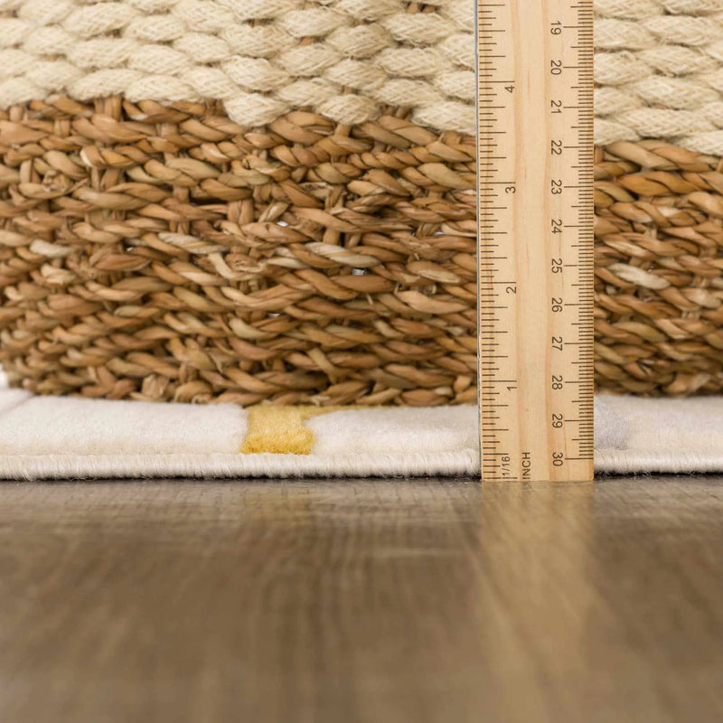 Southfields Mustard Modern Rug by Boutique Rugs
