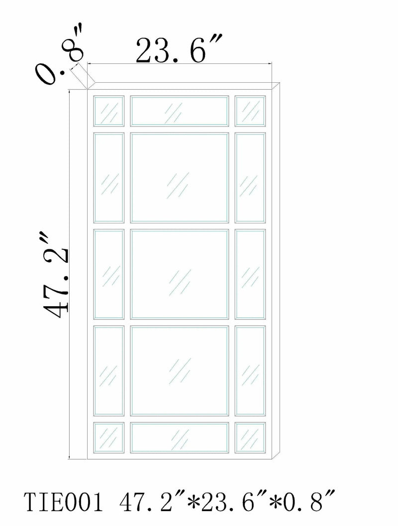 Clane Mirror - Clearance by Boutique Rugs
