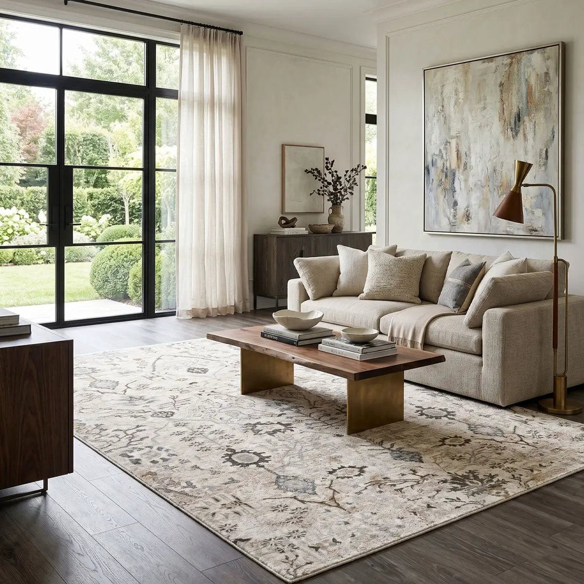 Claydon Thick Luxe Oushak Rug by Boutique Rugs