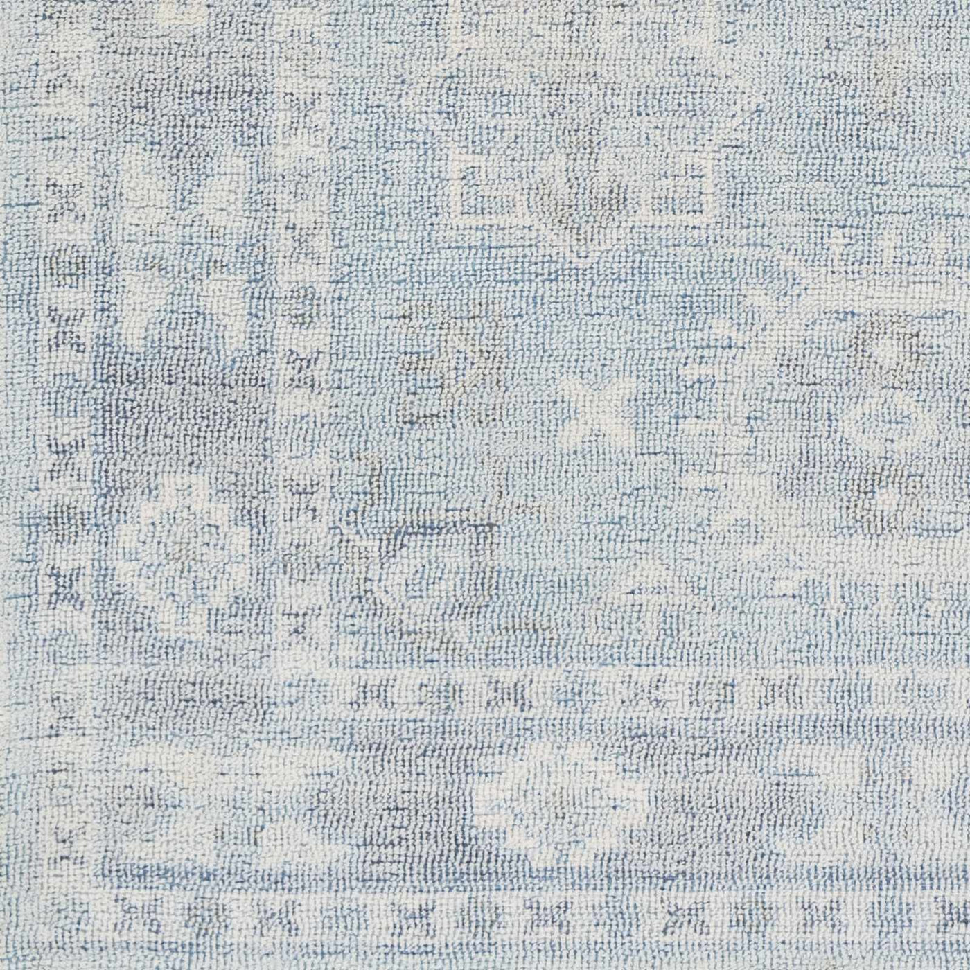 Calderbank Sky Blue Wool-Blend Area Rug by Boutique Rugs