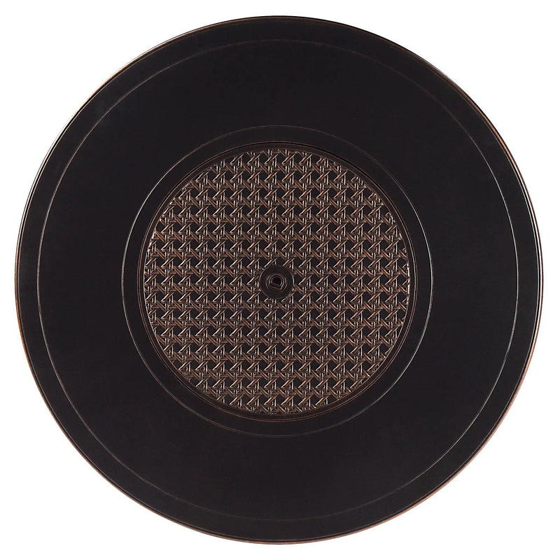 Aluminum 44-in Round Propane Fire Table with Beads, Covers and Lid by Sharicks